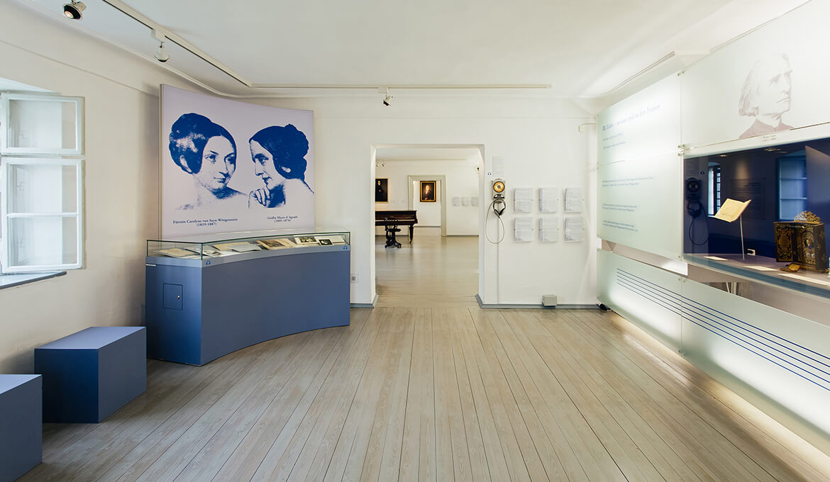 Állandó kiállítás a Liszt-házban, Foto: © Heiling / Lorenz