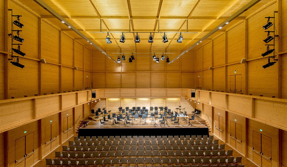 Konzertsaal im Liszt-Zentrum Raiding, Foto: © Heiling / Lorenz